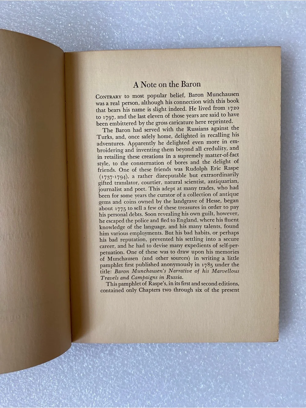 Adventures of BARON MUNCHAUSEN 1944 Peter Pauper Press Vintage Hardcover